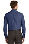 TLS640 Port Authority Tall Crosshatch Easy Care Shirt Deep Blue