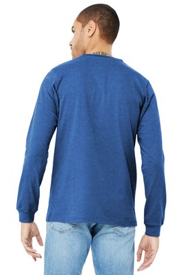 BC3501 Bella + Canvas 3.8-ounce T-Shirt Heather True Royal