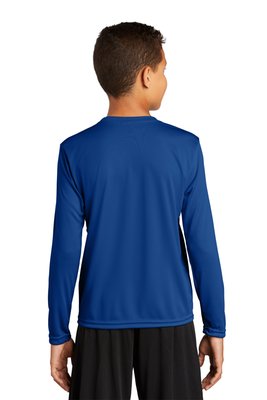 YST350LS Sport-Tek 3.8-ounce 100% Polyester T-Shirt True Royal