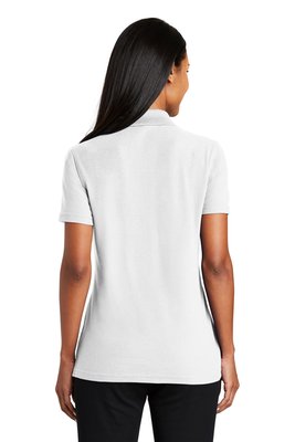 L510 Port Authority 5.6-ounce Ladies Stain-Resistant Polo White