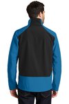 J336 Port Authority Back-Block Soft Shell Jacket Imperial Blue/ Black
