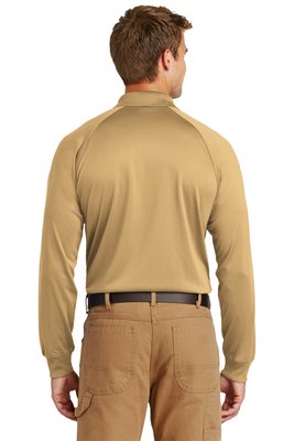 CS410LS CornerStone 6.6-ounce Select Long Sleeve Snag-Proof Tactical Polo Tan
