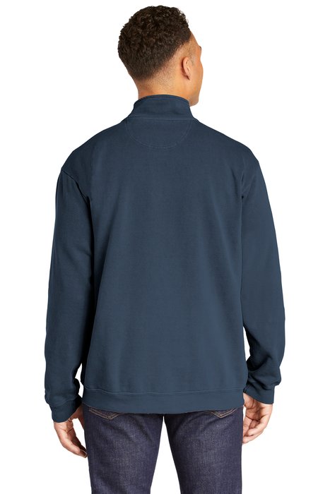 1580 COMFORT COLORS Ring Spun 1/4-Zip Sweatshirt Blue Jean