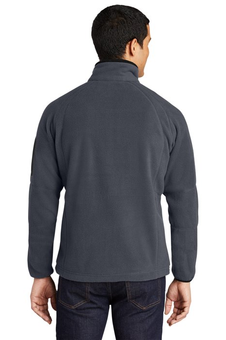 F229 Port Authority Enhanced Value Fleece Full-Zip Jacket Battleship Grey/ Black