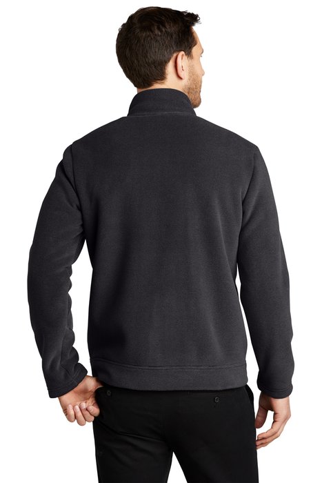 F211 Port Authority Ultra Warm Brushed Fleece Jacket Graphite/ Deep Black