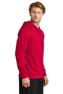 ST562 Sport-Tek Sport-Wick Flex Fleece Pullover Hoodie Deep Red