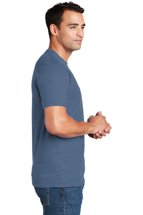 5190 Hanes 6.1-ounce 100% Cotton T-Shirt Denim Blue