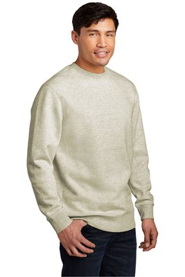 DT6104 District V.I.T Fleece Crew Oatmeal Heather