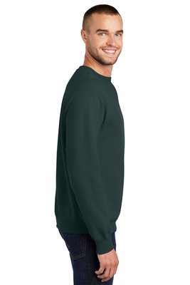 PC90 Port & Company Essential Fleece Crewneck Sweatshirt Dark Green