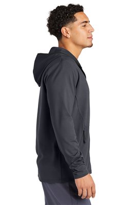 ST870 Sport-Tek Circuit Hooded Full-Zip Graphite