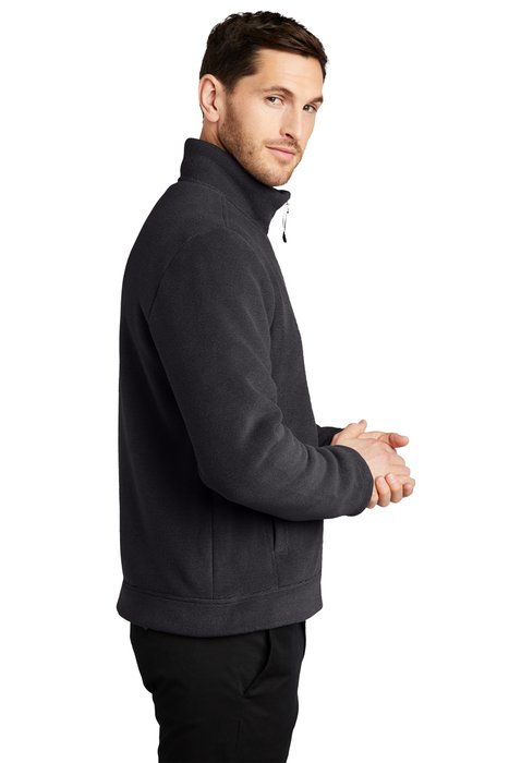 F211 Port Authority Ultra Warm Brushed Fleece Jacket Graphite/ Deep Black