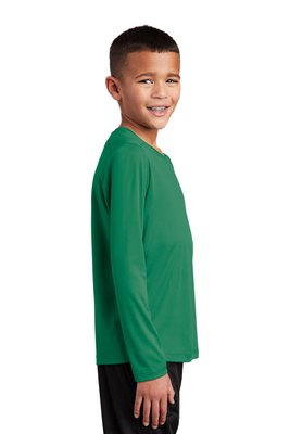 YST420LS Sport-Tek 4-ounce 100% Polyester T-Shirt Kelly Green