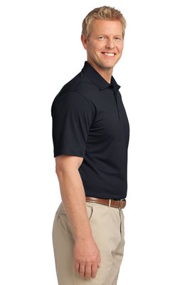 TLK527 Port Authority 5.2-ounce Tall Tech Pique Polo Black