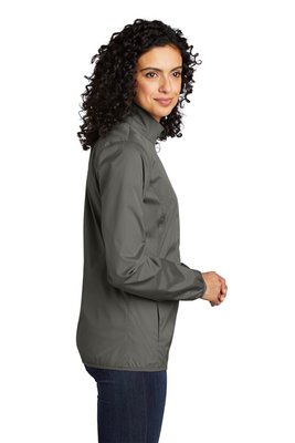 L344 Port Authority Ladies Zephyr Full-Zip Jacket Grey Steel