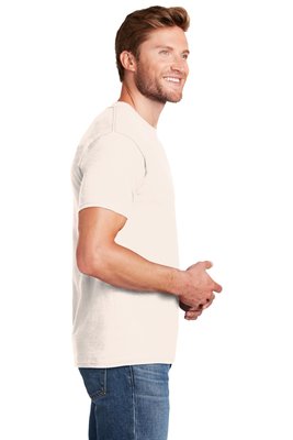 5180 Hanes 6.1-ounce 100% Cotton T-Shirt Natural
