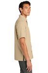 W961 Port Authority Short Sleeve UV Daybreak Shirt Oat