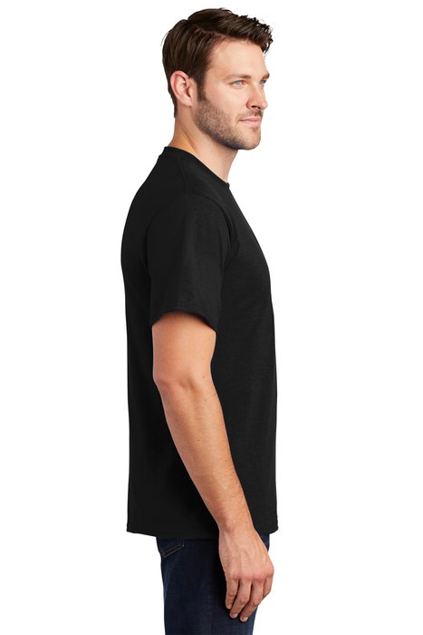 PC61T Port & Company 6.1-ounce 100% Cotton T-Shirt Jet Black