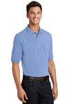 K420P Port Authority 7-ounce Heavyweight Cotton Pique Polo with Pocket Light Blue