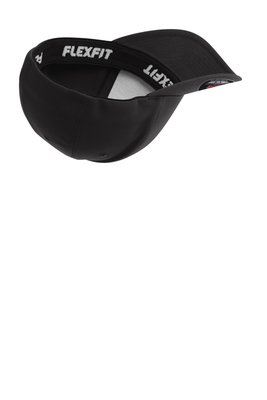 STC17 Sport-Tek Flexfit Performance Solid Cap Black