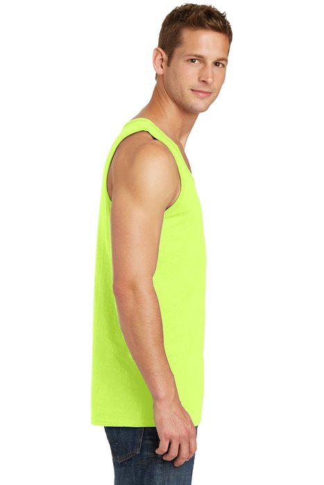 PC54TT Port & Company 5.4-ounce 100% Cotton T-Shirt Neon Yellow