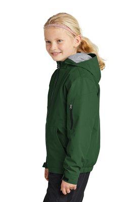 YST56 Sport-Tek Youth Waterproof Insulated Jacket Forest Green