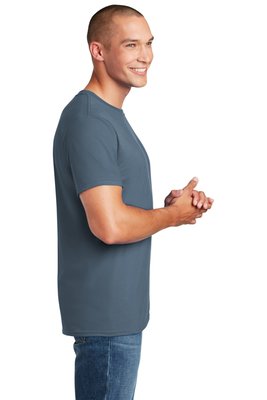 64000 Gildan 4.5-ounce 100% Cotton T-Shirt Indigo Blue