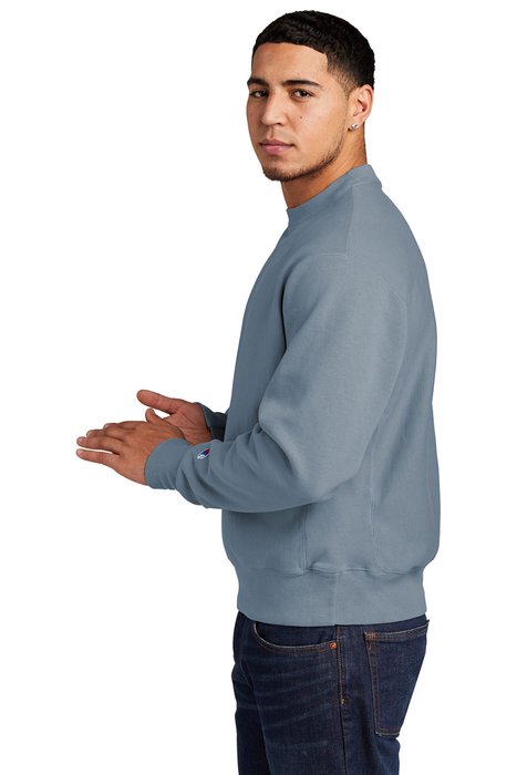 GDS149 Champion Reverse Weave Garment-Dyed Crewneck Sweatshirt Saltwater