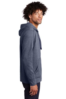 ST293 Sport-Tek PosiCharge Tri-Blend Wicking Fleece Full-Zip Hooded Jacket True Navy Heather