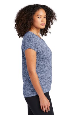 LST390 Sport-Tek 4.1-ounce 100% Polyester T-Shirt True Navy Electric