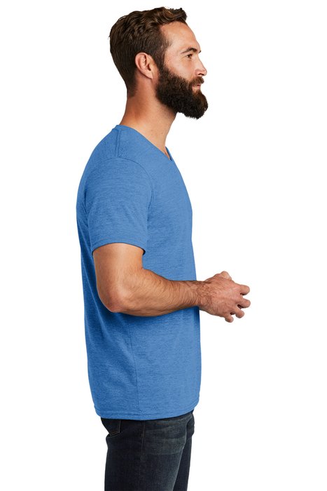 AL2014 AllMade 4.2-ounce Tri-Blend T-Shirt Azure Blue