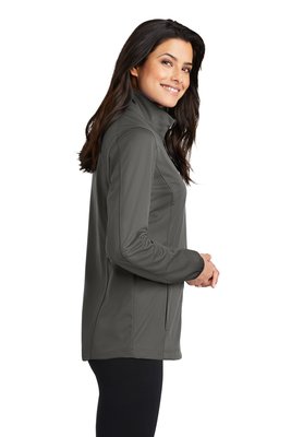 L717 Port Authority Ladies Active Soft Shell Jacket Grey Steel