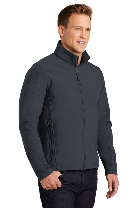 TLJ317 Port Authority Tall Core Soft Shell Jacket Battleship Grey