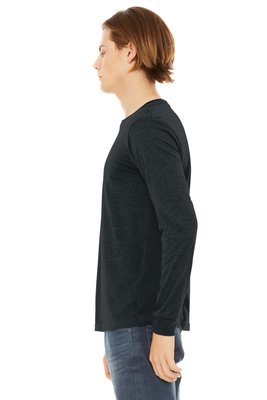 BC3501CVC Bella + Canvas 4.2-ounce Crewneck T-Shirt Dark Grey Heather