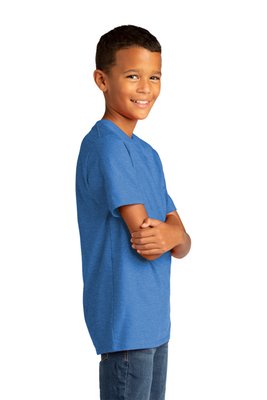 DT8000Y District 5.3-ounce T-Shirt Blue Heather