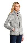 L131 Port Authority Ladies Cozy Fleece Jacket Grey Heather