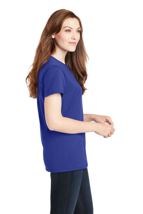 SL04 Hanes 4.5-ounce 100% Cotton T-Shirt Deep Royal