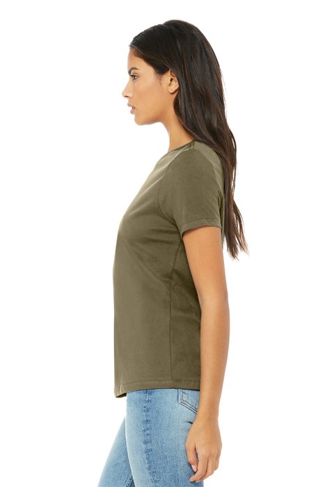 BC6413 Bella + Canvas 3.8-ounce Crewneck T-Shirt Olive Triblend