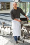 A701 Port Authority Easy Care Full Bistro Apron with Stain Release Black