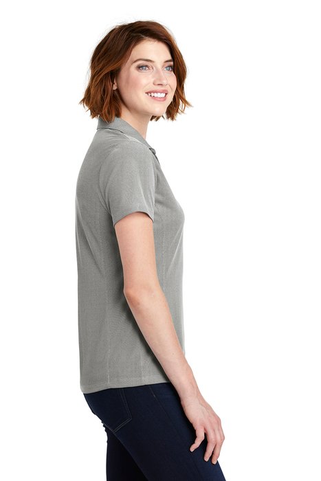 LK582 Port Authority 4.9-ounce Ladies Poly Oxford Pique Polo Black