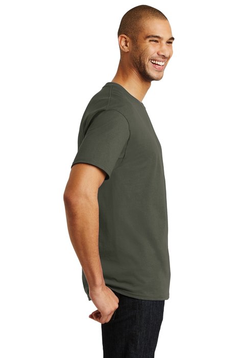 5250 Hanes 6-ounce 100% Cotton T-Shirt Fatigue Green