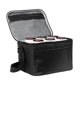 BG512 Port Authority 6-Can Cube Cooler Black/ Black