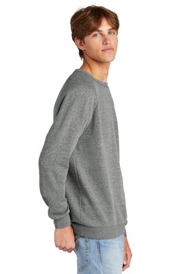 DT1304 District Perfect Tri Fleece Crewneck Sweatshirt Heathered Charcoal