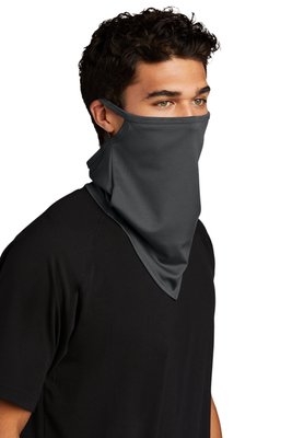 G103 Port Authority Ear Loop Gaiter Mask Charcoal