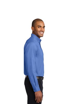 S608ES Port Authority Extended Size Long Sleeve Easy Care Shirt Ultramarine Blue