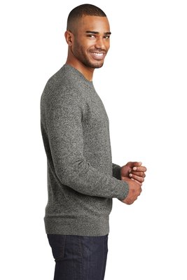 SW417 Port Authority Marled Crew Sweater Warm Grey Marl
