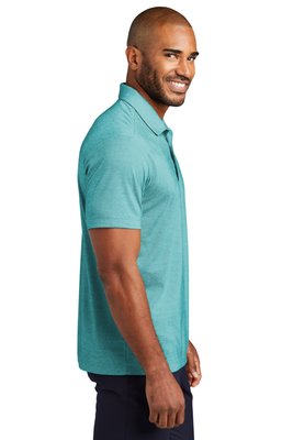 K830 Port Authority Fine Pique Blend Polo Dark Teal Heather