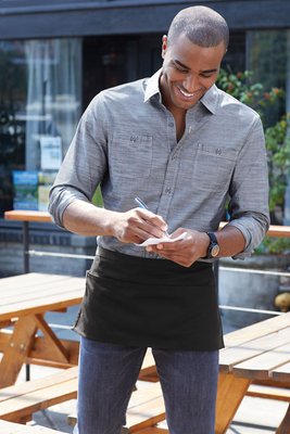 A602 Port Authority Three-Pocket Waist Apron Black