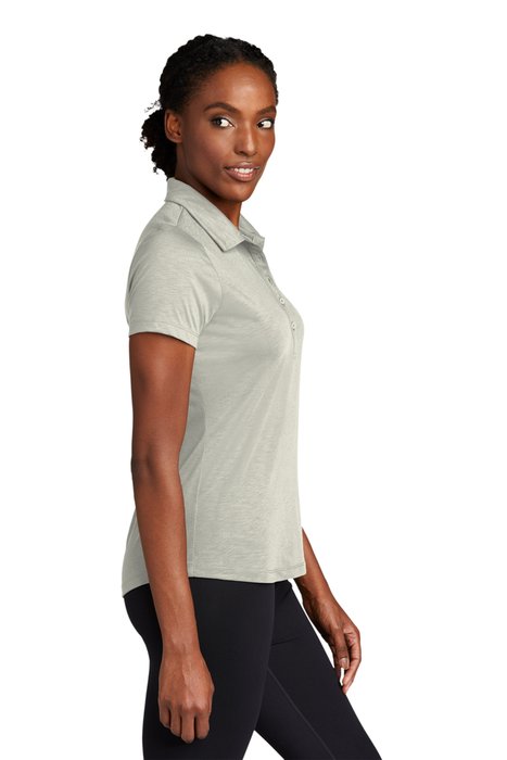 LST530 Sport-Tek 4.4-ounce Ladies PosiCharge Strive Polo Silver