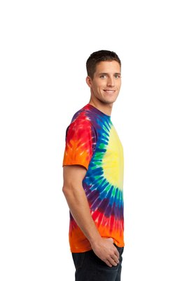 PC149 Port & Company 5.4-ounce 100% Cotton T-Shirt Rainbow