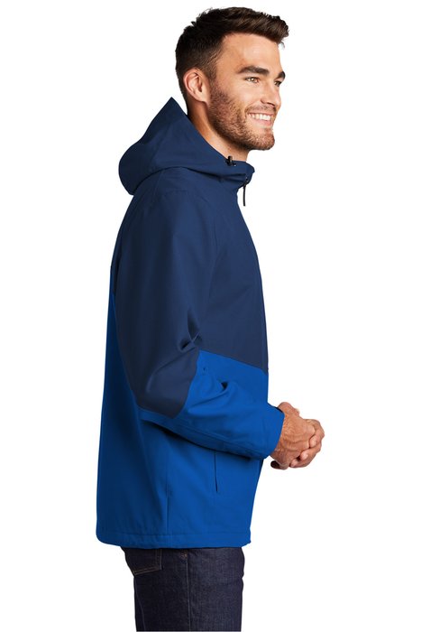 J406 Port Authority Tech Rain Jacket Estate Blue/ Cobalt Blue